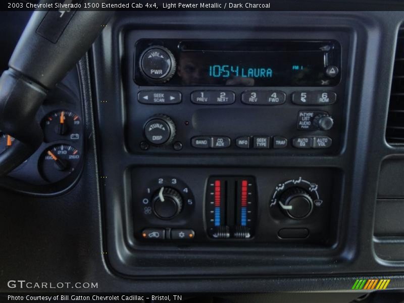 Light Pewter Metallic / Dark Charcoal 2003 Chevrolet Silverado 1500 Extended Cab 4x4