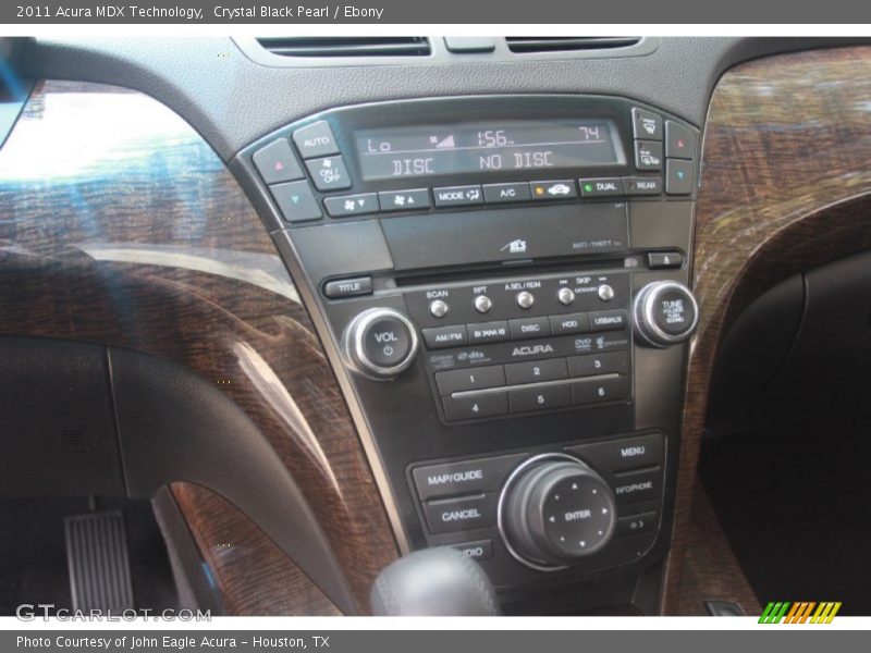 Crystal Black Pearl / Ebony 2011 Acura MDX Technology