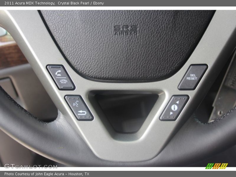 Crystal Black Pearl / Ebony 2011 Acura MDX Technology