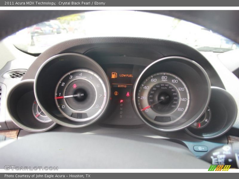 Crystal Black Pearl / Ebony 2011 Acura MDX Technology