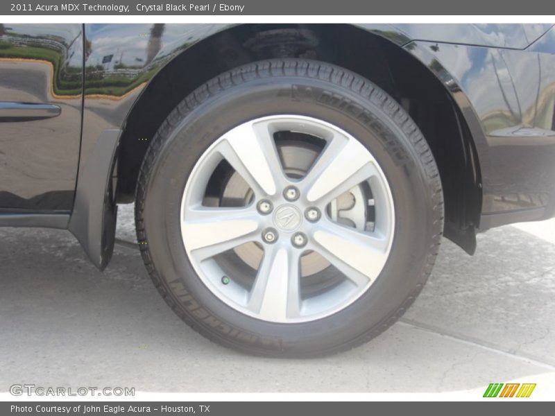 Crystal Black Pearl / Ebony 2011 Acura MDX Technology
