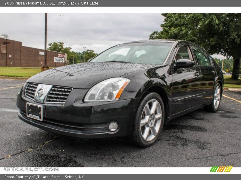 Onyx Black / Cafe Latte 2006 Nissan Maxima 3.5 SE