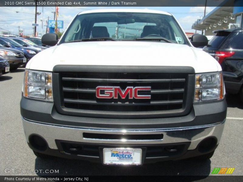 Summit White / Dark Titanium 2010 GMC Sierra 1500 Extended Cab 4x4