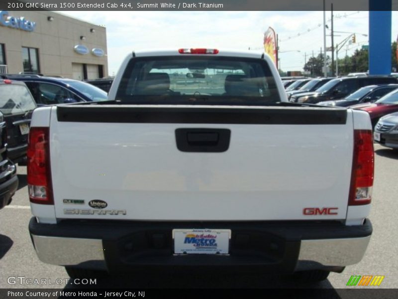Summit White / Dark Titanium 2010 GMC Sierra 1500 Extended Cab 4x4
