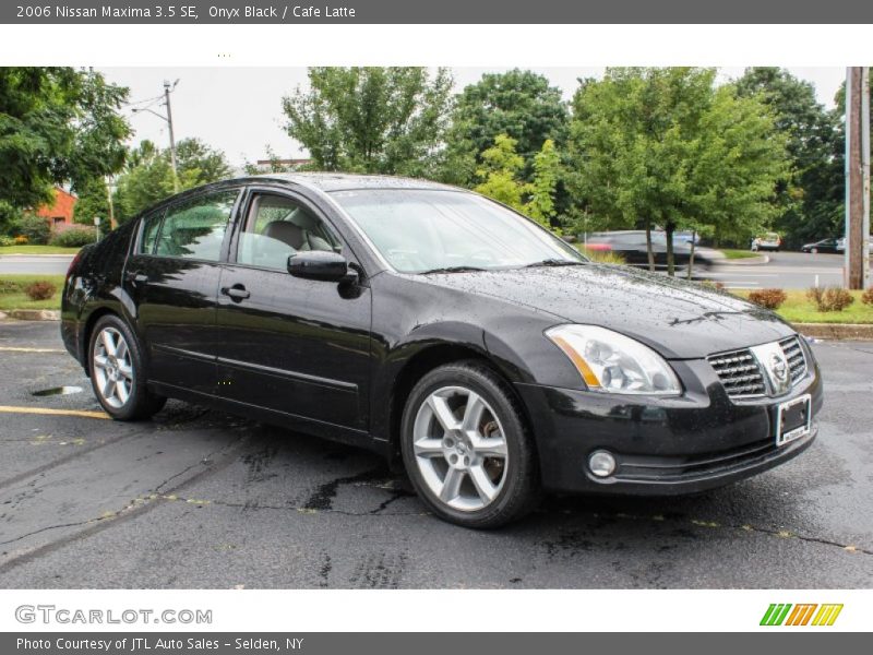 Onyx Black / Cafe Latte 2006 Nissan Maxima 3.5 SE
