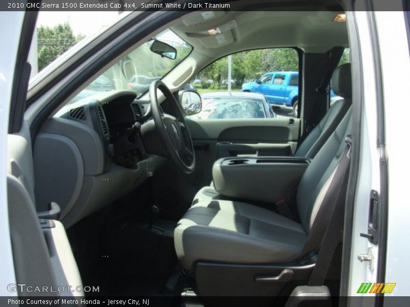 Summit White / Dark Titanium 2010 GMC Sierra 1500 Extended Cab 4x4