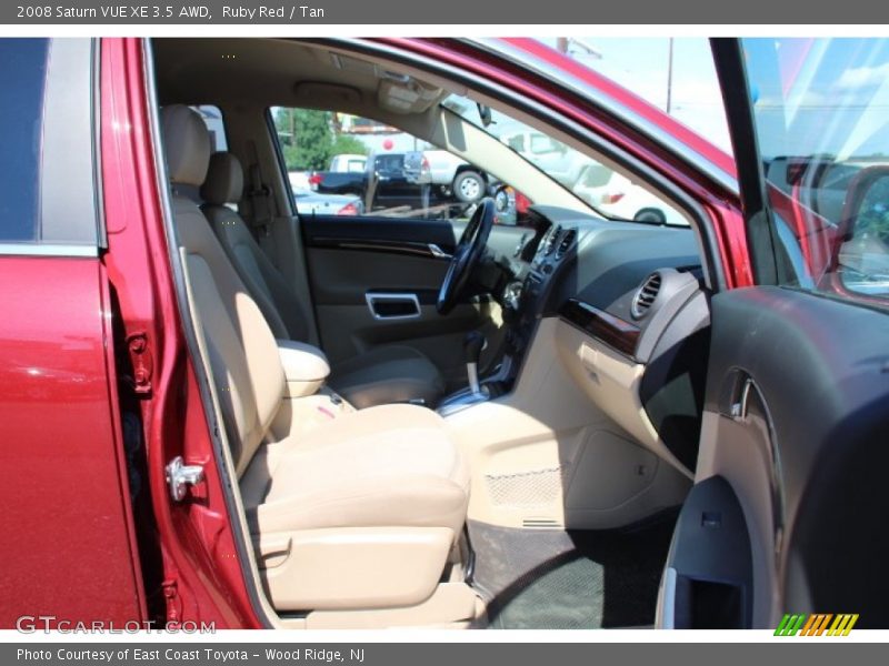Ruby Red / Tan 2008 Saturn VUE XE 3.5 AWD