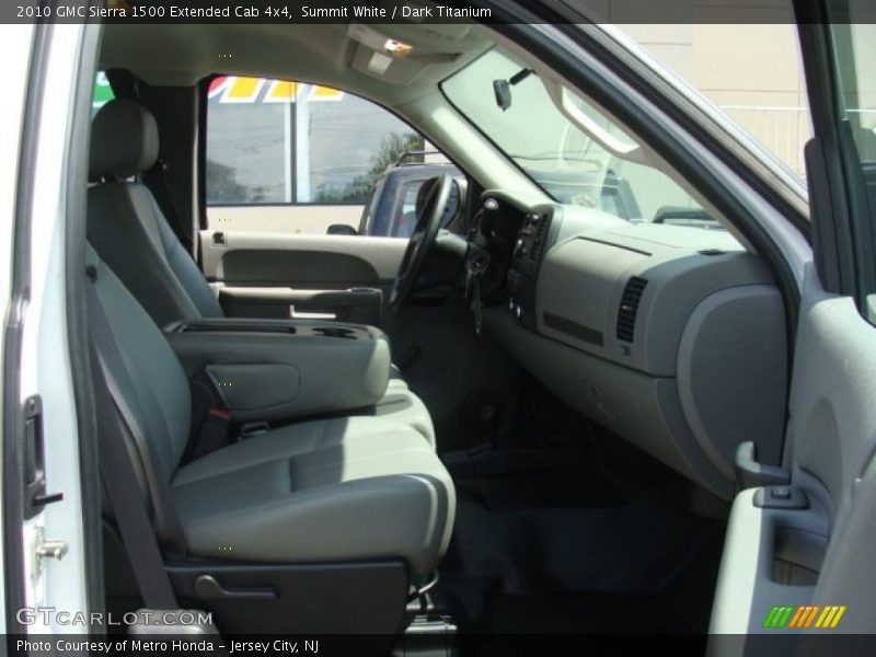 Summit White / Dark Titanium 2010 GMC Sierra 1500 Extended Cab 4x4