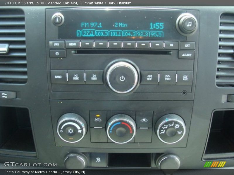 Summit White / Dark Titanium 2010 GMC Sierra 1500 Extended Cab 4x4