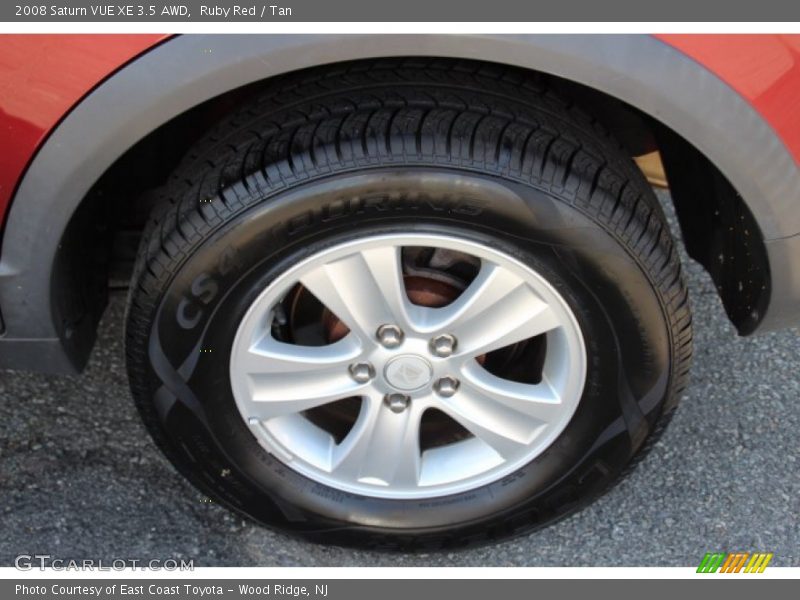 Ruby Red / Tan 2008 Saturn VUE XE 3.5 AWD