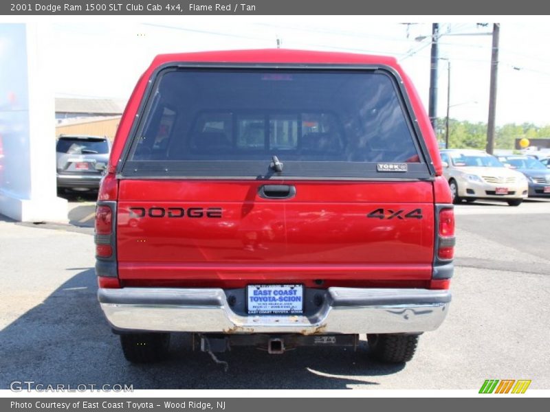 Flame Red / Tan 2001 Dodge Ram 1500 SLT Club Cab 4x4