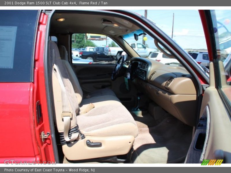 Flame Red / Tan 2001 Dodge Ram 1500 SLT Club Cab 4x4