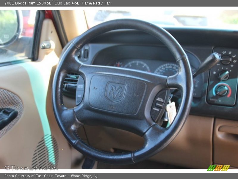 Flame Red / Tan 2001 Dodge Ram 1500 SLT Club Cab 4x4