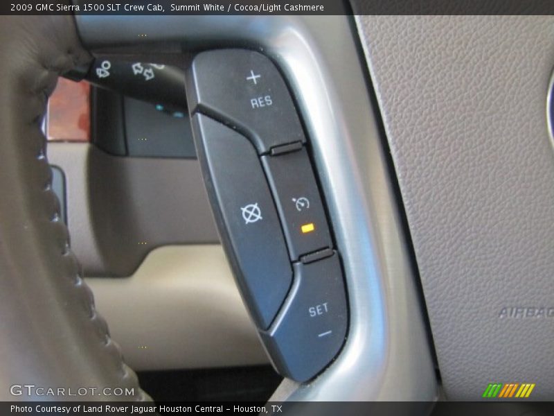Summit White / Cocoa/Light Cashmere 2009 GMC Sierra 1500 SLT Crew Cab