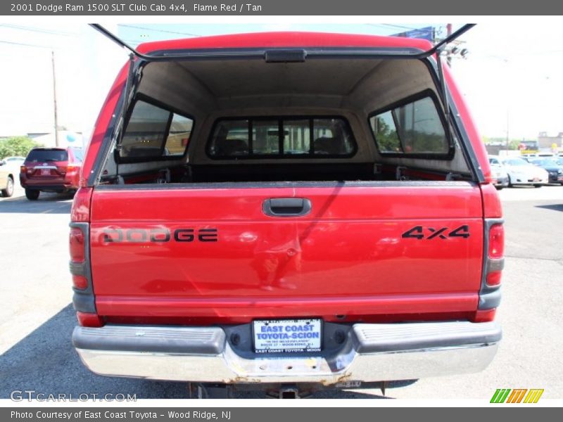 Flame Red / Tan 2001 Dodge Ram 1500 SLT Club Cab 4x4