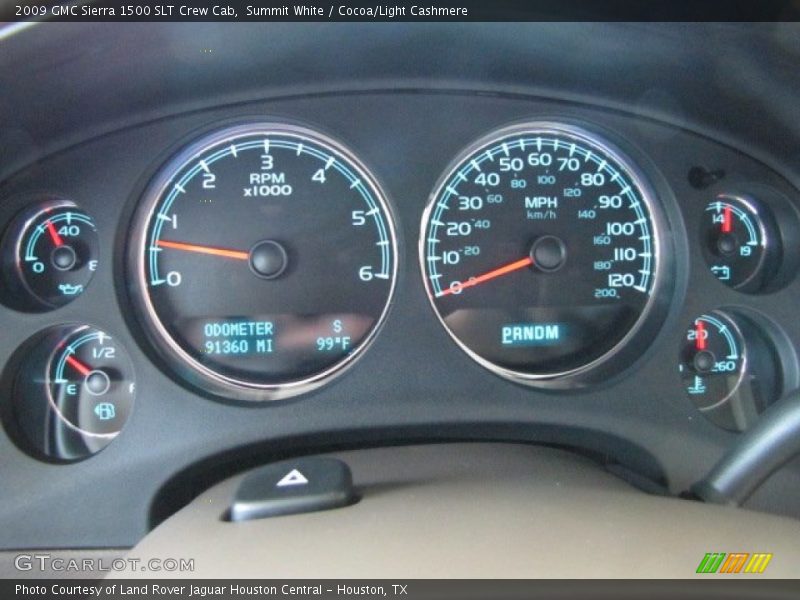  2009 Sierra 1500 SLT Crew Cab SLT Crew Cab Gauges