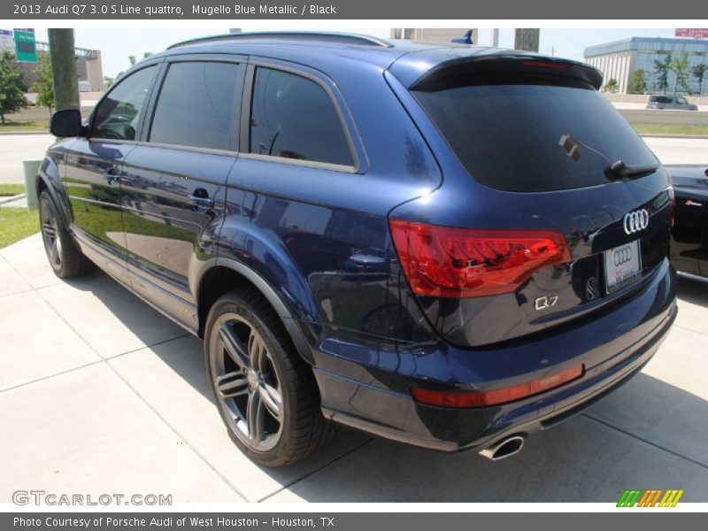 Mugello Blue Metallic / Black 2013 Audi Q7 3.0 S Line quattro