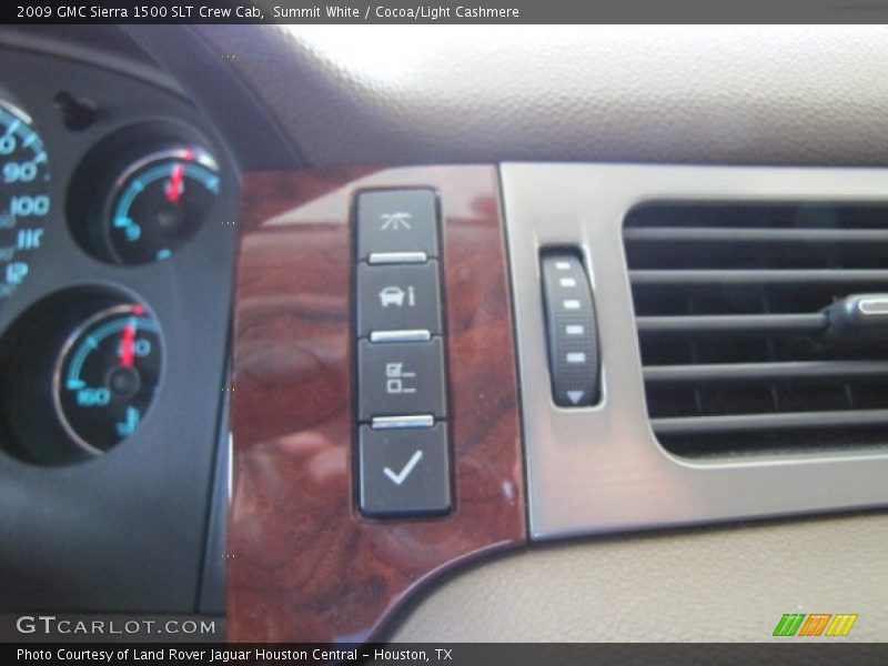 Summit White / Cocoa/Light Cashmere 2009 GMC Sierra 1500 SLT Crew Cab