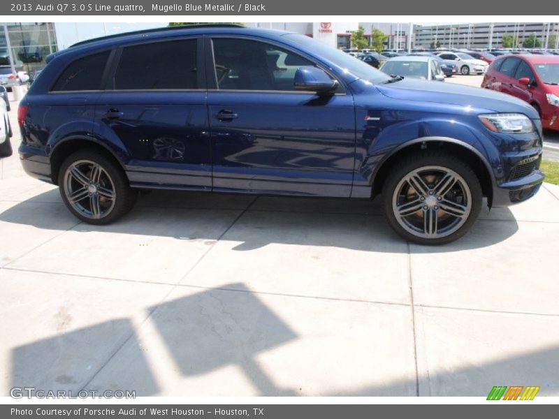 Mugello Blue Metallic / Black 2013 Audi Q7 3.0 S Line quattro