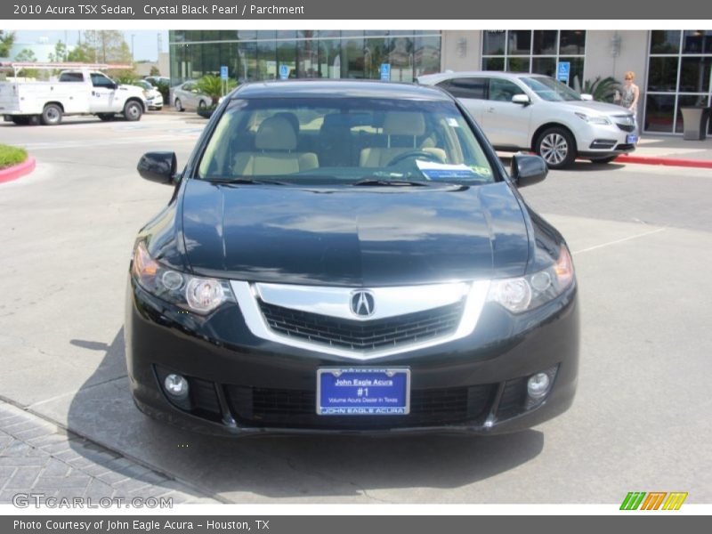 Crystal Black Pearl / Parchment 2010 Acura TSX Sedan