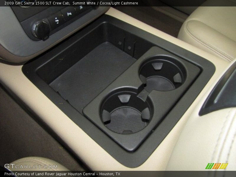 Summit White / Cocoa/Light Cashmere 2009 GMC Sierra 1500 SLT Crew Cab