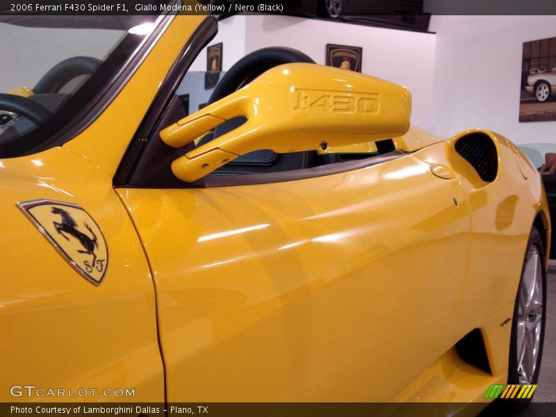 Giallo Modena (Yellow) / Nero (Black) 2006 Ferrari F430 Spider F1