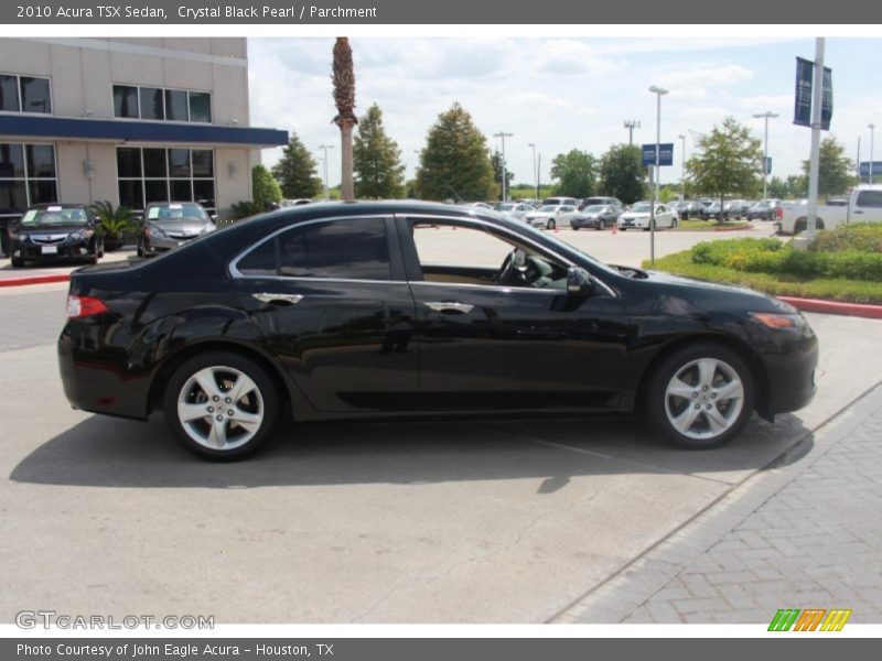 Crystal Black Pearl / Parchment 2010 Acura TSX Sedan