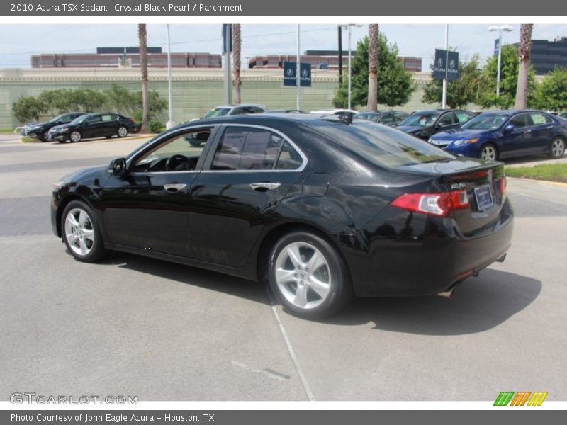 Crystal Black Pearl / Parchment 2010 Acura TSX Sedan