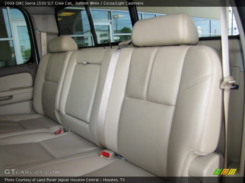 Summit White / Cocoa/Light Cashmere 2009 GMC Sierra 1500 SLT Crew Cab