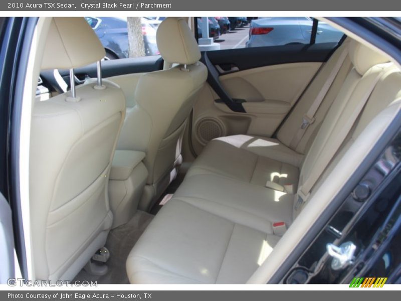 Crystal Black Pearl / Parchment 2010 Acura TSX Sedan