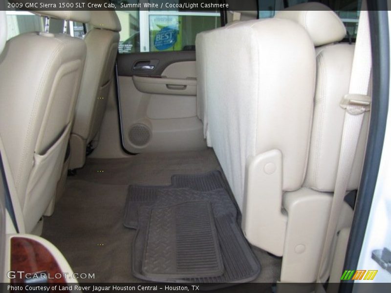 Summit White / Cocoa/Light Cashmere 2009 GMC Sierra 1500 SLT Crew Cab