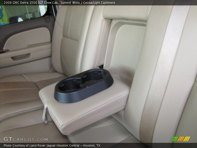 Summit White / Cocoa/Light Cashmere 2009 GMC Sierra 1500 SLT Crew Cab