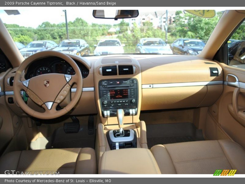 Dashboard of 2009 Cayenne Tiptronic