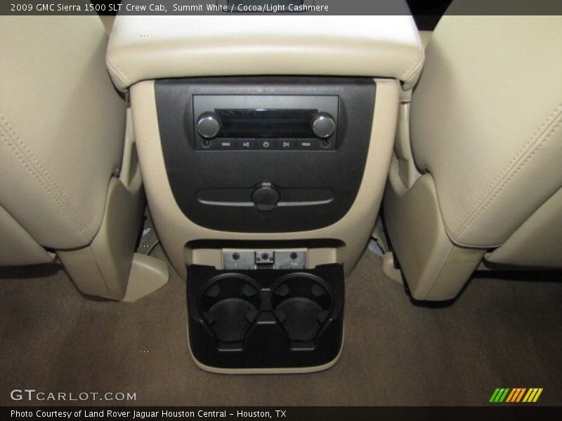 Summit White / Cocoa/Light Cashmere 2009 GMC Sierra 1500 SLT Crew Cab