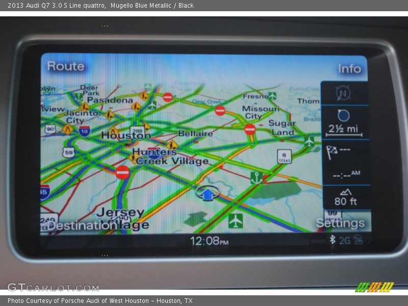 Navigation of 2013 Q7 3.0 S Line quattro