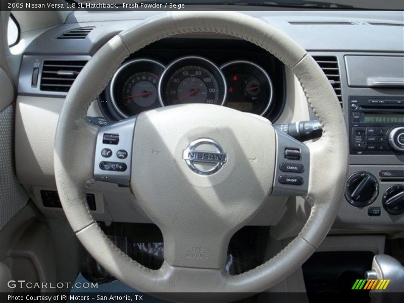 Fresh Powder / Beige 2009 Nissan Versa 1.8 SL Hatchback