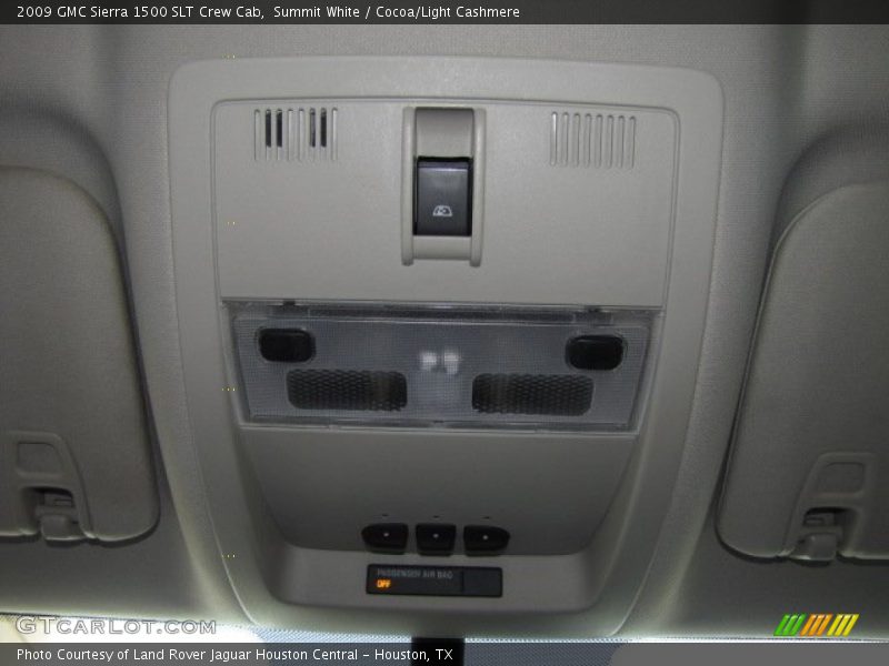 Summit White / Cocoa/Light Cashmere 2009 GMC Sierra 1500 SLT Crew Cab