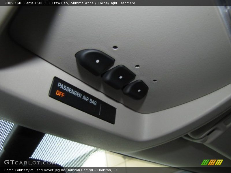 Summit White / Cocoa/Light Cashmere 2009 GMC Sierra 1500 SLT Crew Cab
