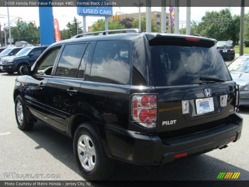 Formal Black / Saddle 2008 Honda Pilot Value Package 4WD