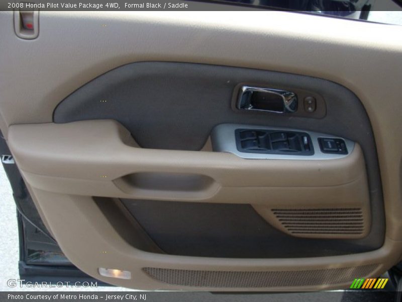 Formal Black / Saddle 2008 Honda Pilot Value Package 4WD