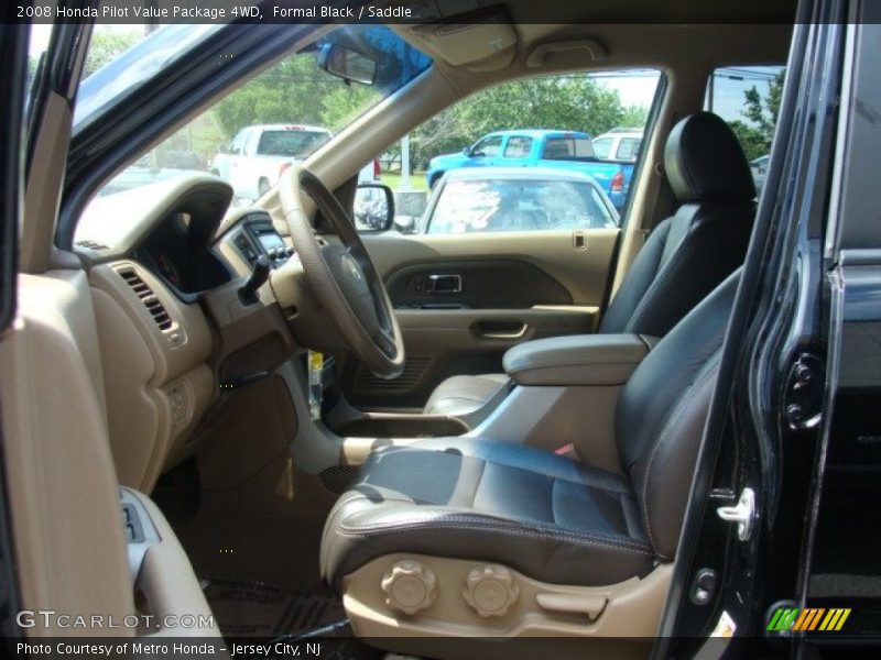 Formal Black / Saddle 2008 Honda Pilot Value Package 4WD