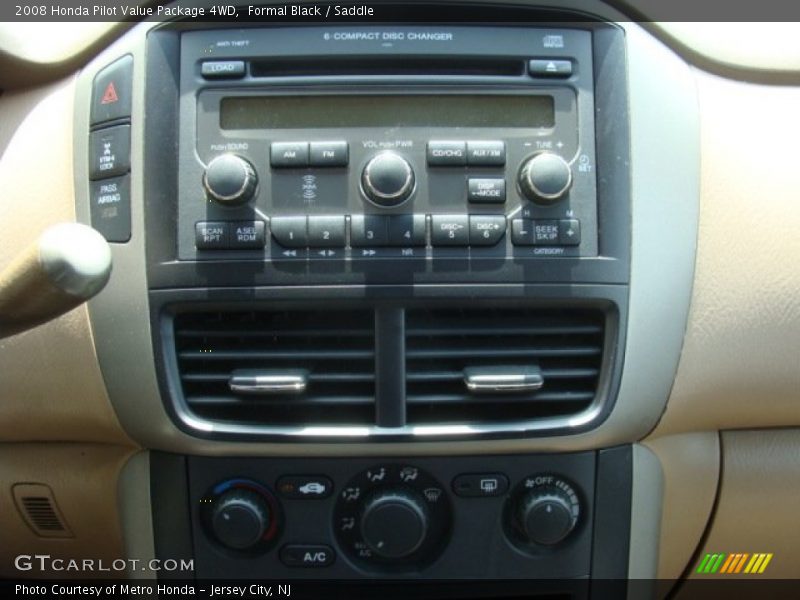 Formal Black / Saddle 2008 Honda Pilot Value Package 4WD