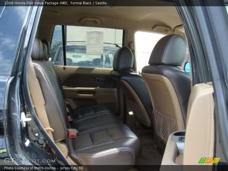 Formal Black / Saddle 2008 Honda Pilot Value Package 4WD