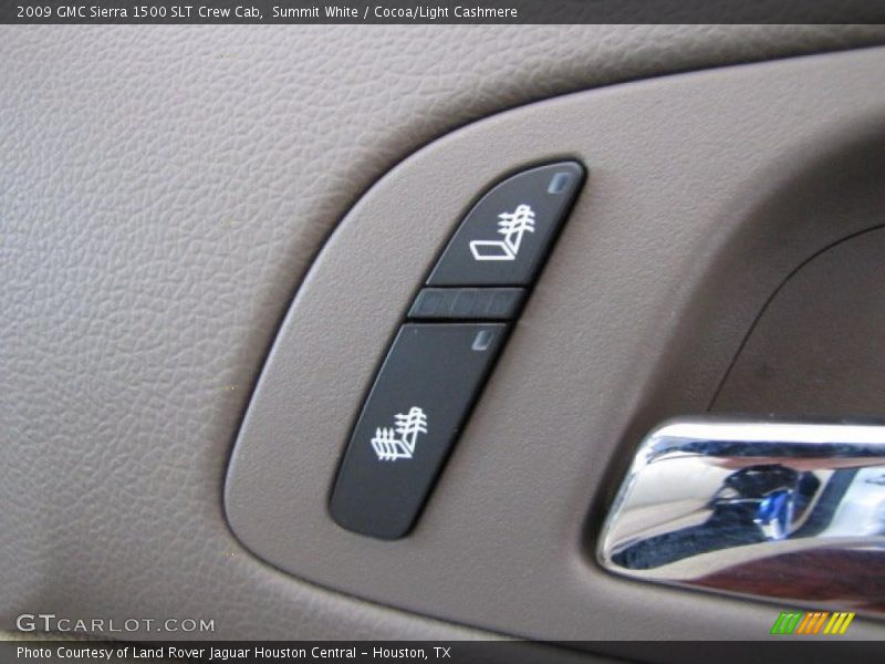 Summit White / Cocoa/Light Cashmere 2009 GMC Sierra 1500 SLT Crew Cab
