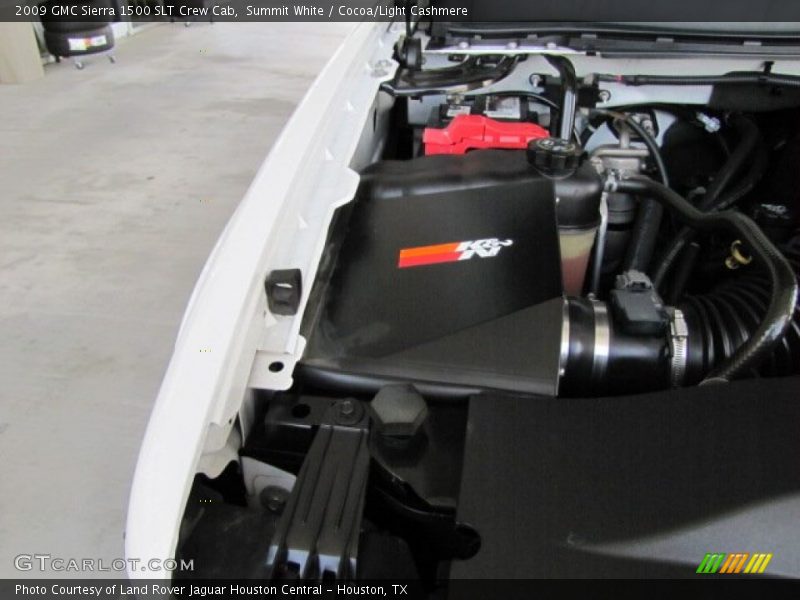 Summit White / Cocoa/Light Cashmere 2009 GMC Sierra 1500 SLT Crew Cab