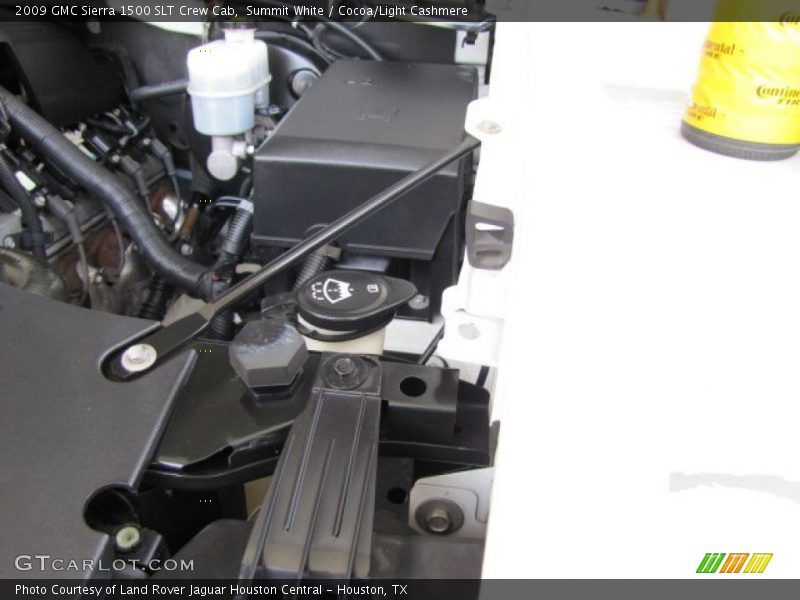 Summit White / Cocoa/Light Cashmere 2009 GMC Sierra 1500 SLT Crew Cab