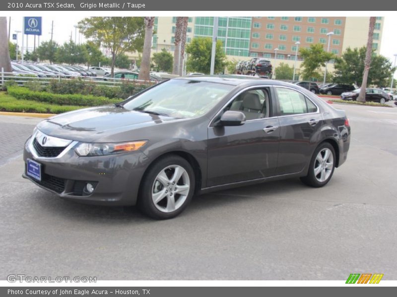 Grigio Metallic / Taupe 2010 Acura TSX Sedan