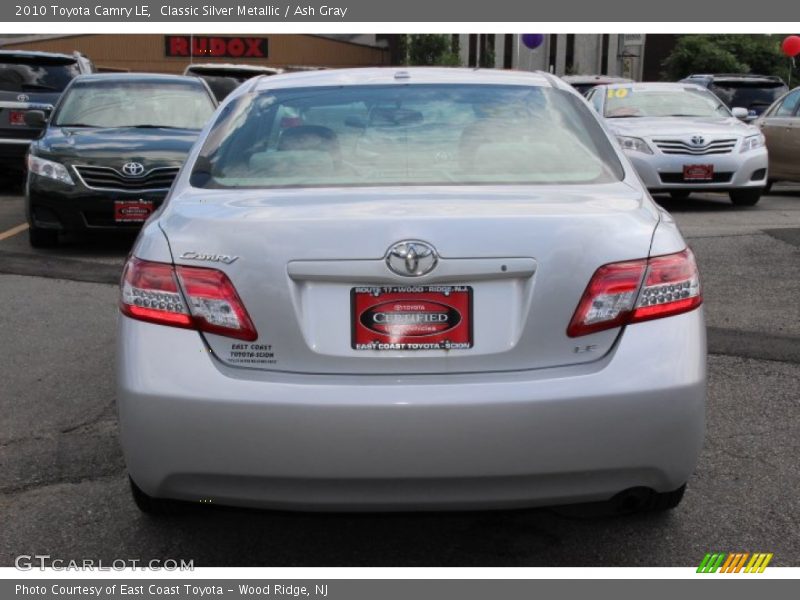 Classic Silver Metallic / Ash Gray 2010 Toyota Camry LE