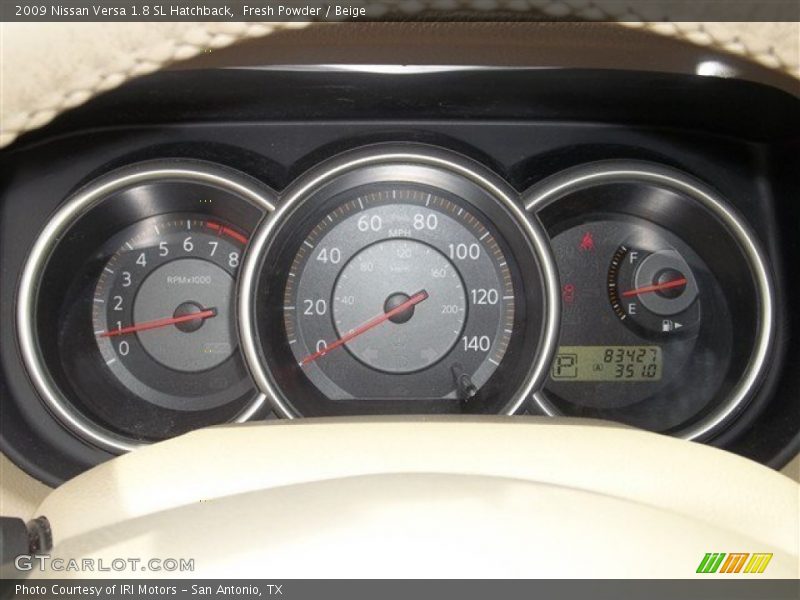 Fresh Powder / Beige 2009 Nissan Versa 1.8 SL Hatchback