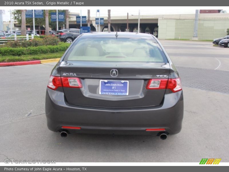 Grigio Metallic / Taupe 2010 Acura TSX Sedan